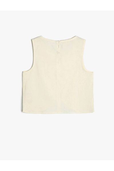 Koton Mädchenbluse - 4skg60024aw Weiß