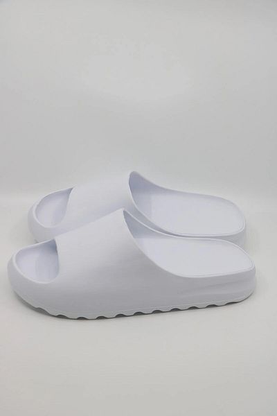 stilfest Sabo alb unisex - papuci de plajă confortabili zilnic, cu balcon, grădină, piscină