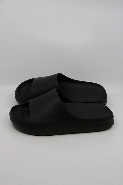 stilfest Black Unisex Sabo Slippers - Comfortable Daily Balcony Garden Pool Beach