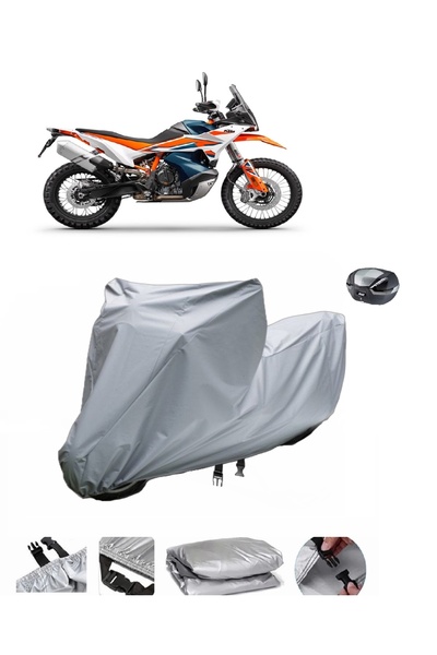 BODYGARD KTM 890 Adventure - مشمع دراجة نارية سميك للغاية ومناسب في حقيبة الظهر