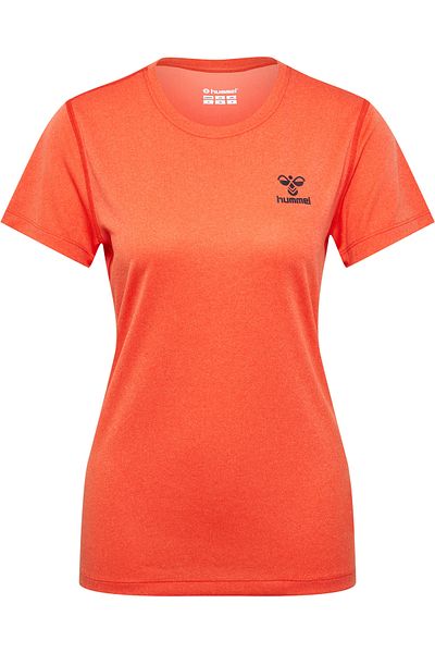 hummel hmlSPRINT MEL TİŞÖRT S/S KADIN