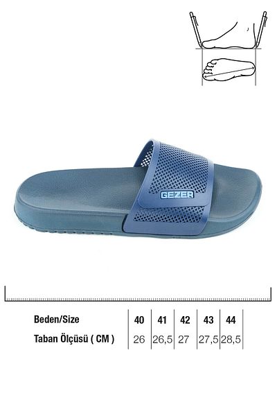 GEZER Ανδρικές παντόφλες Summer Eva Wet Floor