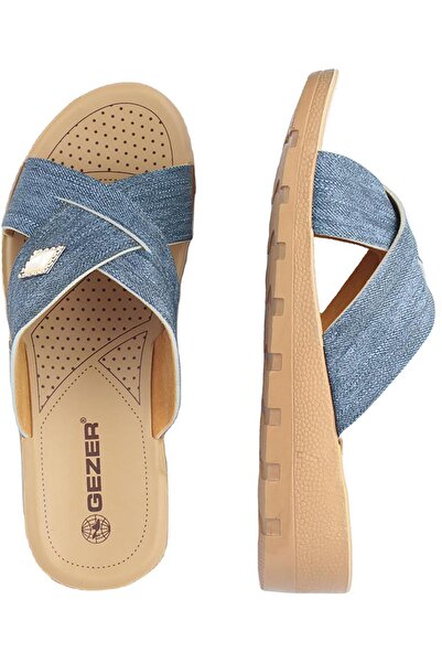 GEZER Mavi Günlük Terlik
