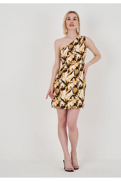 Herita One-Shoulder-Minikleid