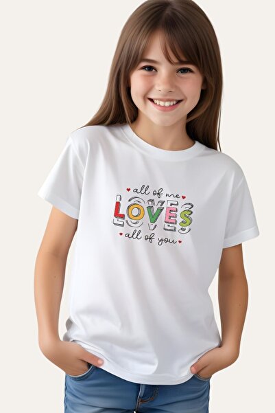 panios kids Baskısız Düz Kız Çocuk Tişört