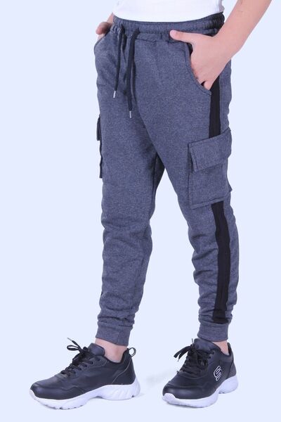 PANİO KİDS Спортни панталони Cargo Pocket Smoked