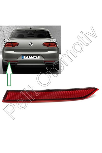 OEM Passat B8 Bumper Reflector Left External 3g0945105a