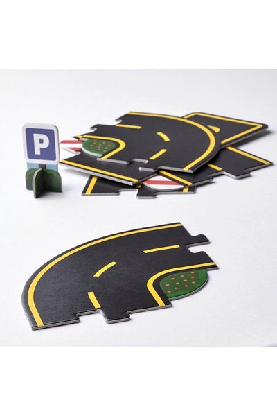 IKEA Ravunge 23 Piece Car Set, Multicolor, Toy Puzzle Set