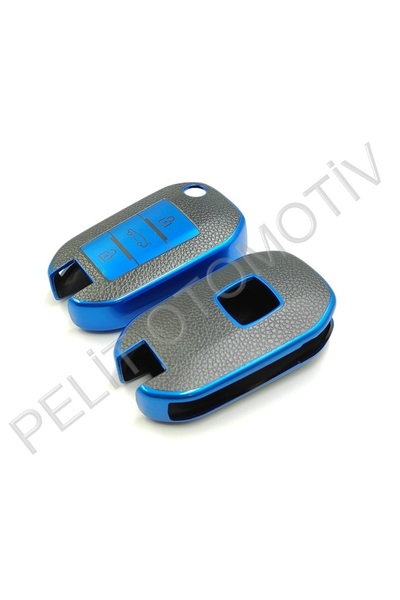PELİTOTOMOTİV Husa pentru chei de control Peugeot 208 Superlux Blue