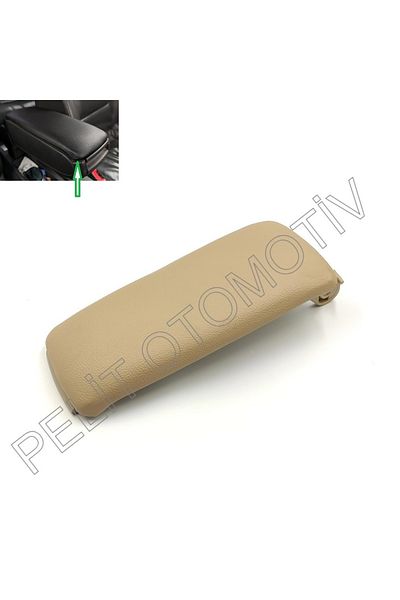 PELİTOTOMOTİV Armrest Cover for Audi A6 (2002-2005) (beige Leather) 4b0864245