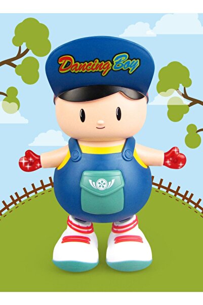 BY A.D.M Dans Eden Sevimli Işıklı Müzikli Bebek Yürüyüş Erkek Çocuk Sevimli S...