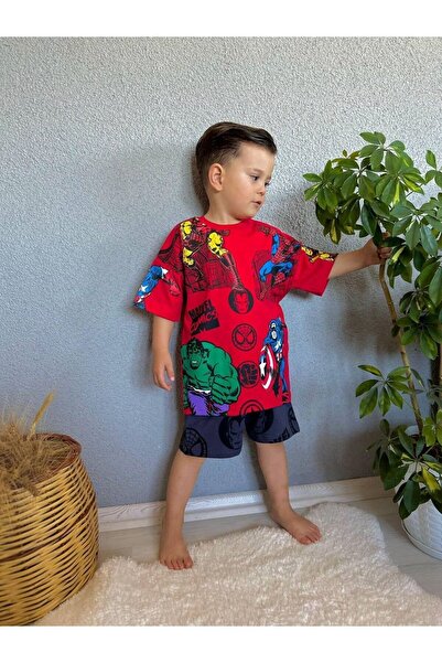 JELİBOOM Marvel Kids Shorts Set - 100% Organic Cotton
