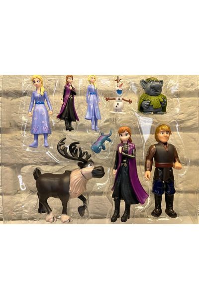 Frozen مجموعة ألعاب مجسمة فروزن مكونة من قطعتين مع غزال