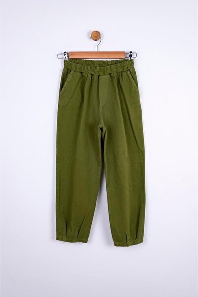 NK Kız Çocuk Beli Lastikli Havuç Kesim Camping Pantolon
