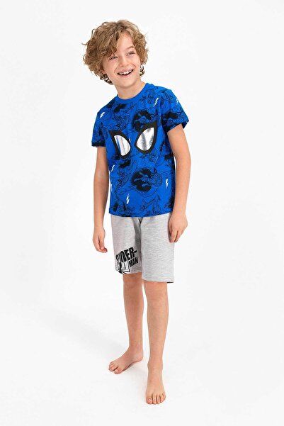 SPIDERMAN Boy's Blue Bermuda Suit