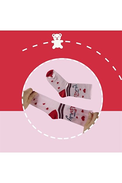 Black Arden Socks 4 Çift Yıldız Desenli 5-6 Yaş Kız Çocuk Çorabı