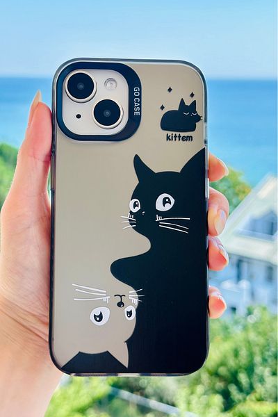 Go Aksesuar حافظة سيليكون كهربائية معدنية متوافقة مع هاتف Iphone 13 - 14 و15