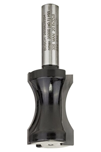 Bosch - Standard Seri Ahşap İçin Çift Oluklu Sert Metal Yassı Çubuk Freze 8*2...
