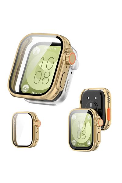 İncisoft ساعة Huawei Watch Fit 3 Ultra - مقاس 49 ملم، متوافقة مع حافظة 360 وواقي شاشة