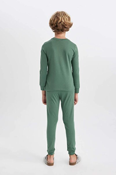 DeFacto Erkek Çocuk Marvel Comics Uzun Kollu Pijama Takımı B2651a8gn470