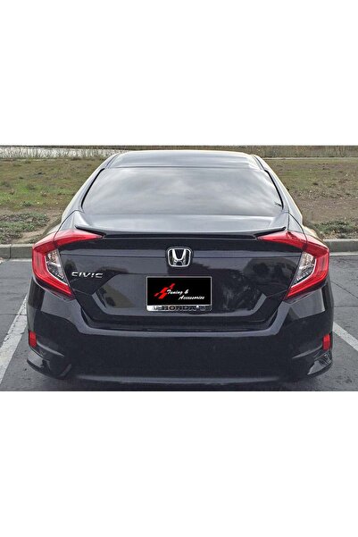 NamTuning Honda Civic FC5 Anatomik Spoyler Bagaj Üstü Spoiler Plastik Boyasız 2016-2021