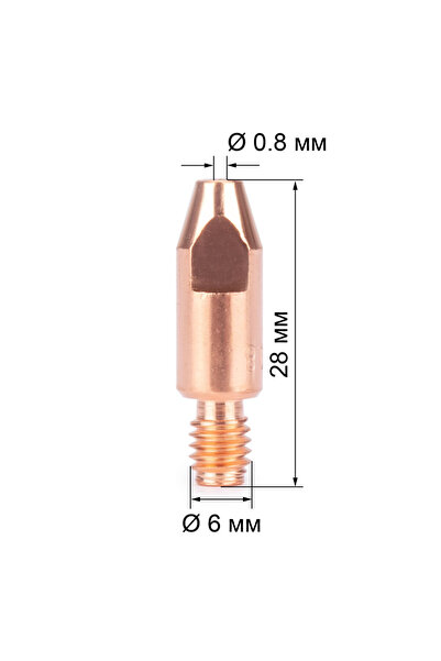 oskonweld m6x0.8 mm ecu meme (20 adet)