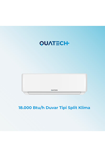 QUATECH 18.000 Btu/h A++ Enerji Sınıfı R32 Duvar Tipi Inverter Klima