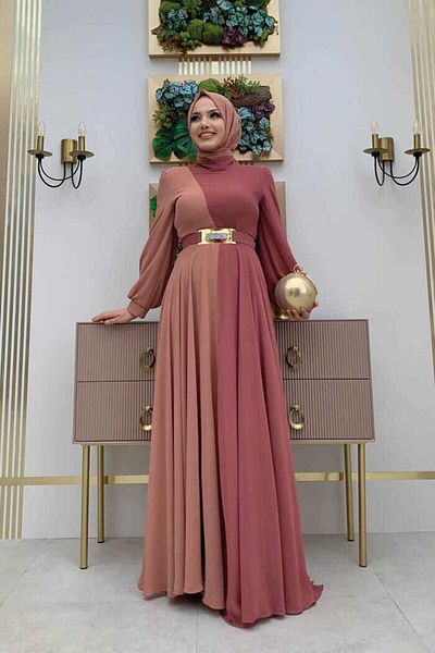 Bym Fashion Φόρεμα 3806-1 Μοντέλο αποξηραμένο τριαντάφυλλο