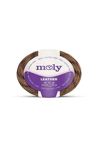 Moly Deri ip Leather , 120 Gram , 60m , El Örgü Ipi