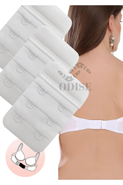 ODISE Εξάρτημα επέκτασης σουτιέν 3 τμχ με 2x3 γάντζους - χωρίς λάστιχο
