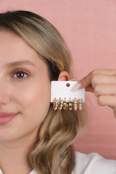 Jack Ferrero Kadın Çelik Renk Atmaz 6 Lı Küpe Modeli ( En Benzer Gönderilecek...