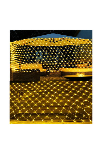 Partimarka Gün Işığı Renk Ağ Perde Led Işık