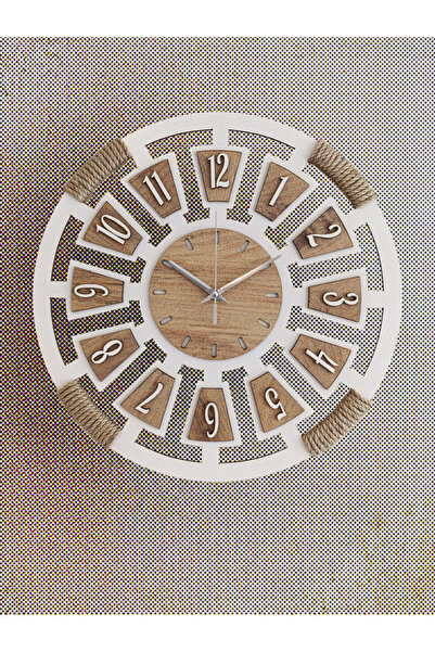 ERGEÇ TASARIM Nordic Style Decorative Wooden Wall Clock