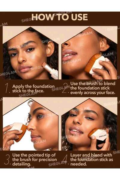 SHEGLAM Пензель для тонального крему (тільки пензель)