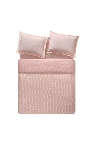 Puffy Naomi Çift Kişilik Ranforce Nevresim Seti - Pudra