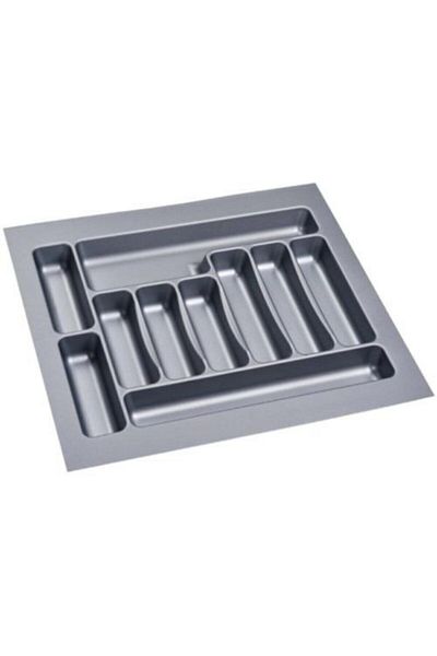 DEMAX Чекмедже Gray Lux 55x49 - Вътрешна тава за прибори за хранене Ново