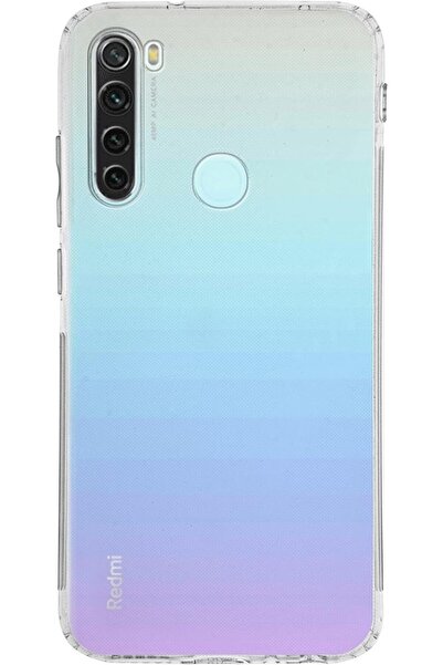Evax (TIPALI ŞEFFAF) Redmi Note 8 Kamera Koruyuculu Şarj Yeri Tıpalı Yumuşak ...