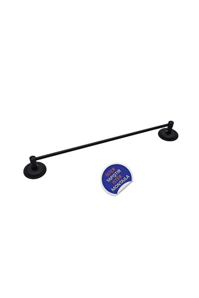 Alper Banyo Siyah Banyo Aksesuar Seti, 3'lü Şampuanlık Ek03 , Düz Havluluk, Tuvalet Kağıtlığı, Bornozluk