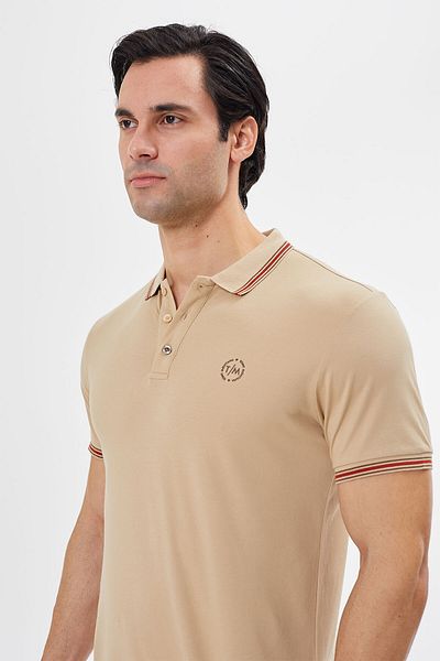 Tony Montana Regular Fit Polo Neck T-Shirt - Buttoned