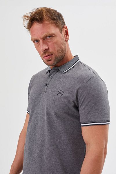 Tony Montana Regular Fit Polo Neck T-Shirt - Buttoned