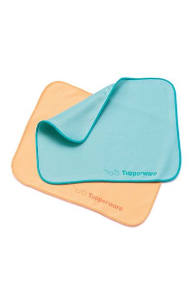 Tupperware Microfiber Glasses Cloth 2 Pack Esc