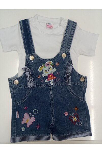 Baby İcon Kız Bebek salopet tulum