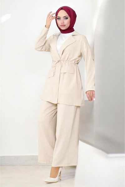 HAKKE Linen Women's Set - With Jacket