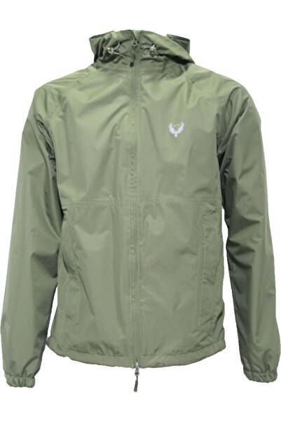 Mudeir معطف واق من المطر قفطان كاكي