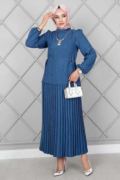 EBRUTESETTÜR Belted Side Detailed Double Suit Set