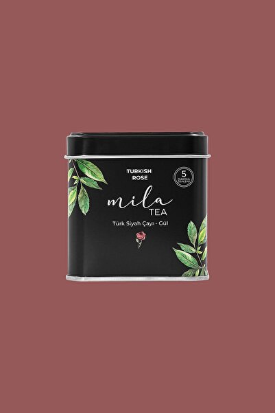 Mila Tea 5 Dakika Demleme Türk Siyah Çayı Gül 70g - Turkish Rose