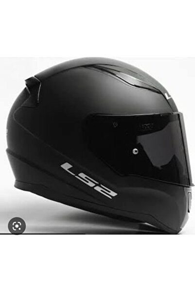 LS2 2 Mat Siyah Kask Siyah Vizörlü
