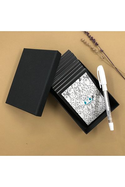 carton box Cemiyet Cat Greeting Card