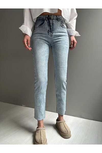 YouLikeButik Cut Leg Boyfit jeans