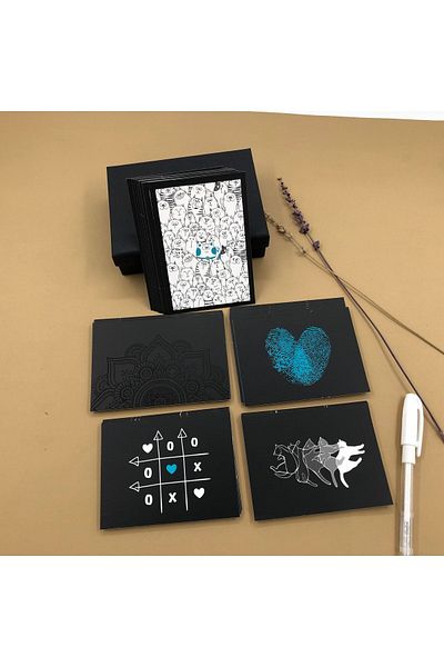 carton box Mixed Pattern Greeting Cards 50 Pieces